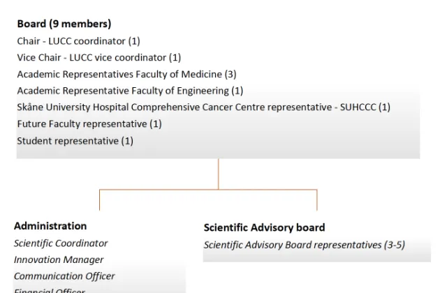Organogram for LUCC